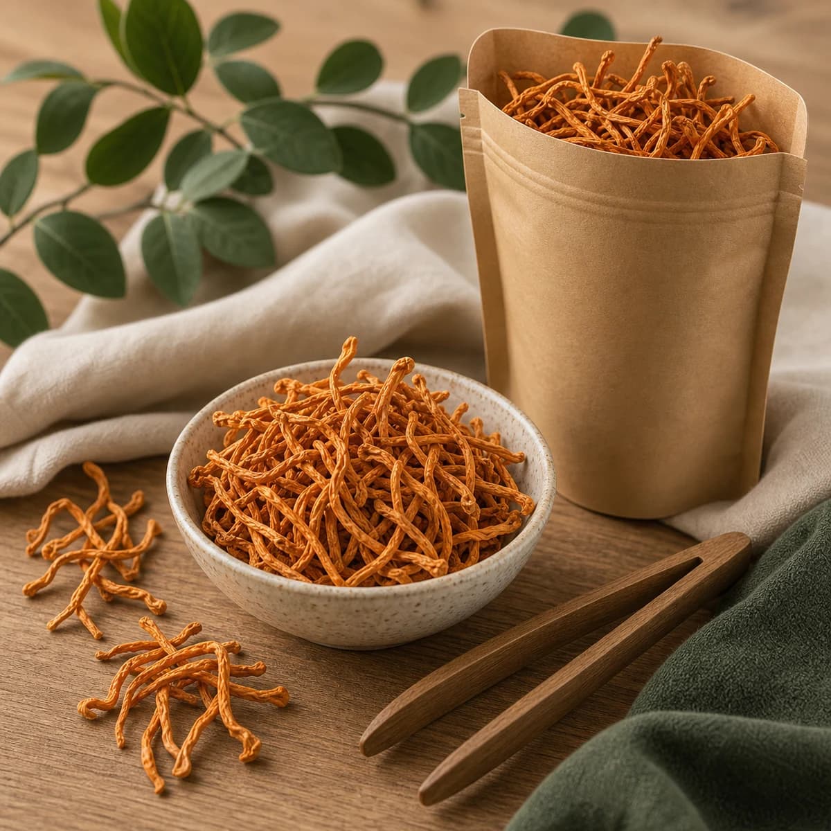 Kurutulmuş Cordyceps - 1