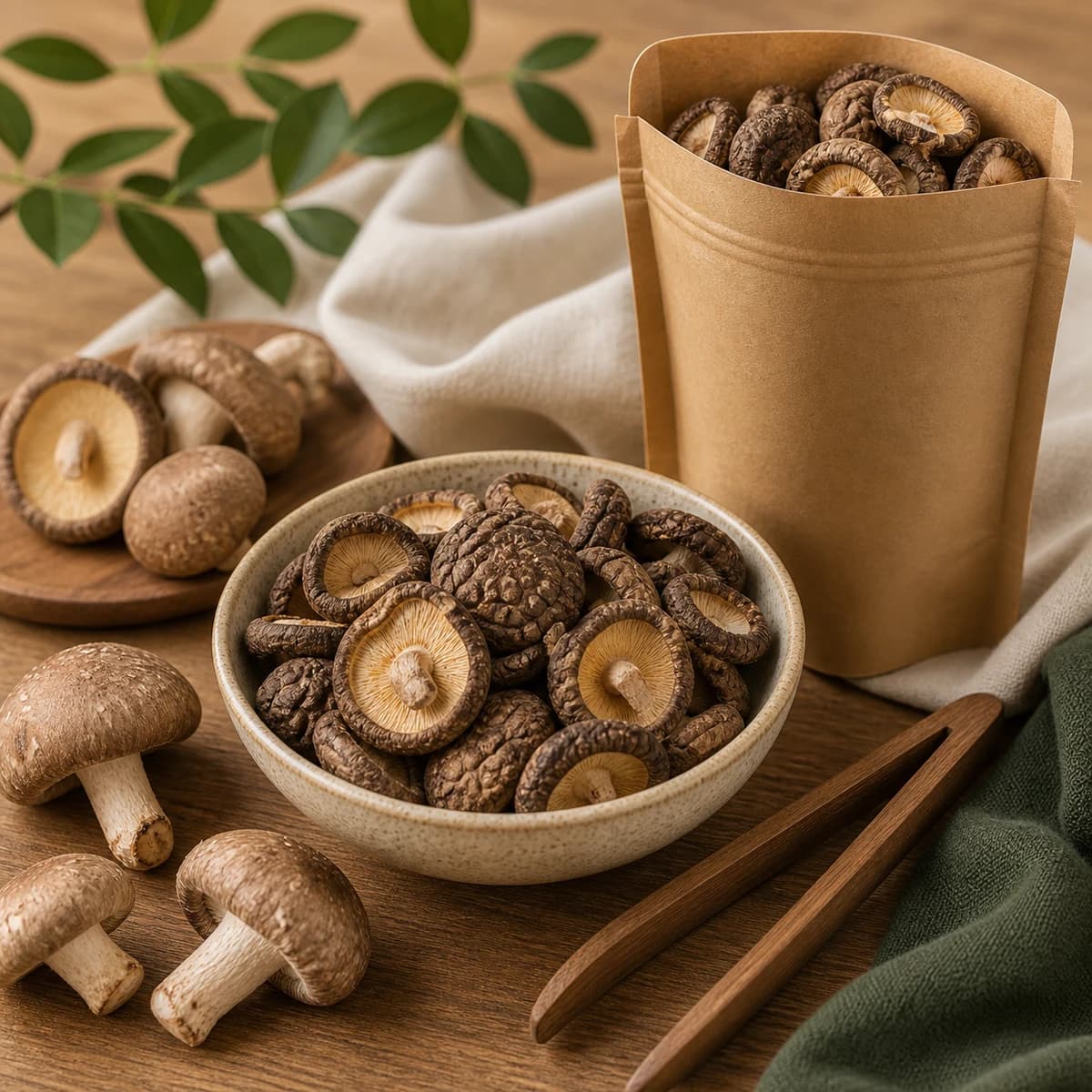 Kurutulmuş Shiitake